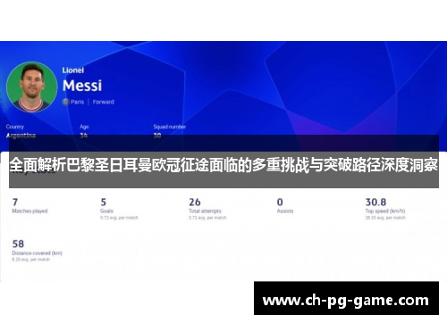 全面解析巴黎圣日耳曼欧冠征途面临的多重挑战与突破路径深度洞察